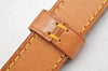 Authentic Louis Vuitton Leather Shoulder Strap Beige 39.8-46.9" LV 5490I