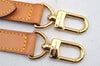 Authentic Louis Vuitton Leather Shoulder Strap Beige 39-46.1" LV 5491I