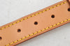 Authentic Louis Vuitton Leather Shoulder Strap Beige 39-46.1" LV 5491I