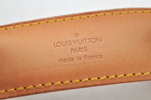 Authentic Louis Vuitton Leather Shoulder Strap Beige 39-46.1" LV 5491I