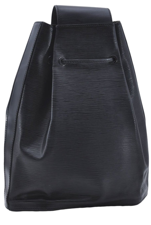 Authentic Louis Vuitton Epi Sac A Dos Shoulder Bag Black M80153 LV 5492D