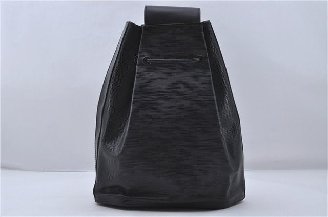 Authentic Louis Vuitton Epi Sac A Dos Shoulder Bag Black M80153 LV 5492D