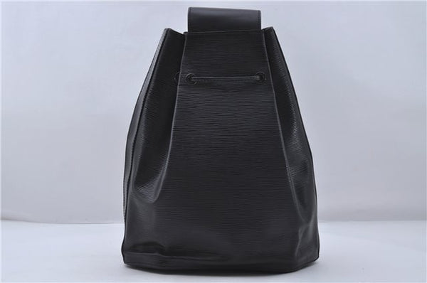 Authentic Louis Vuitton Epi Sac A Dos Shoulder Bag Black M80153 LV 5492D