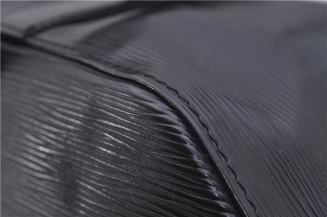 Authentic Louis Vuitton Epi Sac A Dos Shoulder Bag Black M80153 LV 5492D