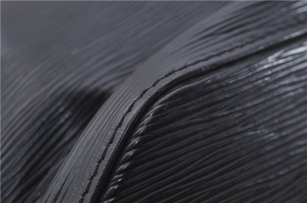 Authentic Louis Vuitton Epi Sac A Dos Shoulder Bag Black M80153 LV 5492D