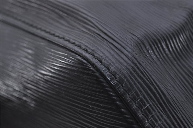 Authentic Louis Vuitton Epi Sac A Dos Shoulder Bag Black M80153 LV 5492D