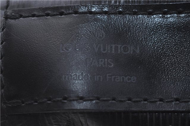 Authentic Louis Vuitton Epi Sac A Dos Shoulder Bag Black M80153 LV 5492D