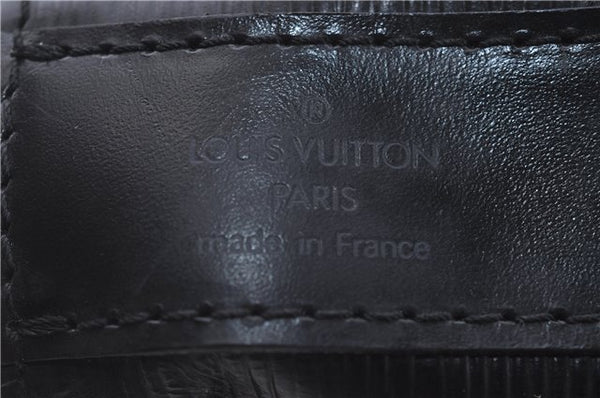 Authentic Louis Vuitton Epi Sac A Dos Shoulder Bag Black M80153 LV 5492D