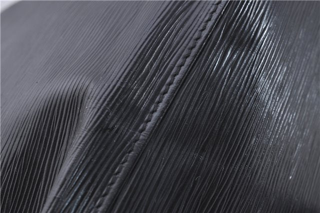 Authentic Louis Vuitton Epi Sac A Dos Shoulder Bag Black M80153 LV 5492D