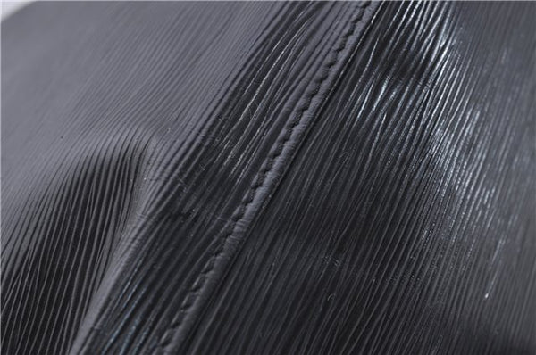 Authentic Louis Vuitton Epi Sac A Dos Shoulder Bag Black M80153 LV 5492D