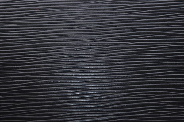 Authentic Louis Vuitton Epi Sac A Dos Shoulder Bag Black M80153 LV 5492D