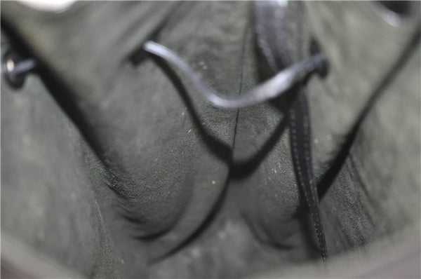 Authentic Louis Vuitton Epi Sac A Dos Shoulder Bag Black M80153 LV 5492D