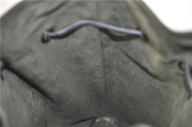 Authentic Louis Vuitton Epi Sac A Dos Shoulder Bag Black M80153 LV 5492D