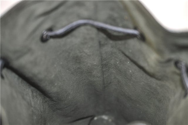 Authentic Louis Vuitton Epi Sac A Dos Shoulder Bag Black M80153 LV 5492D