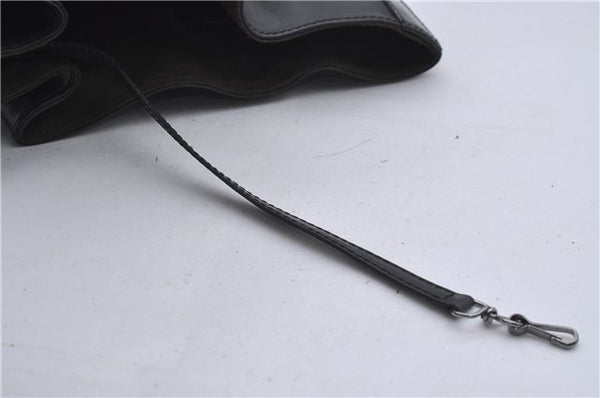 Authentic Louis Vuitton Epi Sac A Dos Shoulder Bag Black M80153 LV 5492D