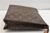 Auth Louis Vuitton Monogram Poche Toilette 26 Cosmetics Pouch M47542 LV 5492E