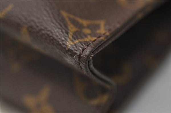 Auth Louis Vuitton Monogram Poche Toilette 26 Cosmetics Pouch M47542 LV 5492E