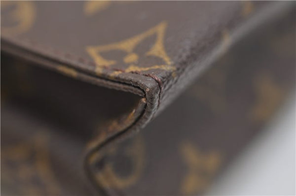 Auth Louis Vuitton Monogram Poche Toilette 26 Cosmetics Pouch M47542 LV 5492E