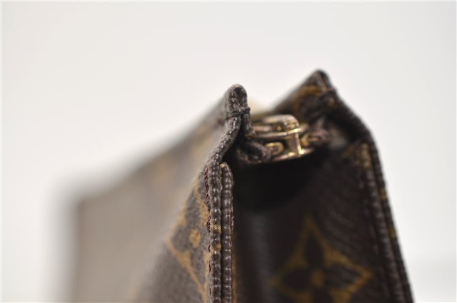 Auth Louis Vuitton Monogram Poche Toilette 26 Cosmetics Pouch M47542 LV 5492E