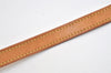 Authentic Louis Vuitton Leather Shoulder Strap Beige 47.2" LV 5492I