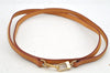 Authentic Louis Vuitton Leather Shoulder Strap Beige 46.9" LV 5496I