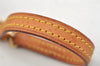 Authentic Louis Vuitton Leather Shoulder Strap Beige 46.9" LV 5496I