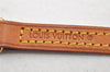 Authentic Louis Vuitton Leather Shoulder Strap Beige 46.9" LV 5496I