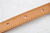 Authentic Louis Vuitton Leather Shoulder Strap Beige 40.2-46.9" LV 5497I