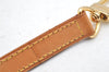 Authentic Louis Vuitton Leather Shoulder Strap Beige 40.2-46.9" LV 5497I