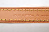 Authentic Louis Vuitton Leather Shoulder Strap Beige 40.2-46.9" LV 5497I