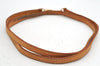 Authentic Louis Vuitton Leather Shoulder Strap Beige 46.5" LV 5498I