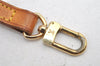 Authentic Louis Vuitton Leather Shoulder Strap Beige 46.5" LV 5498I