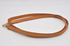 Authentic Louis Vuitton Leather Shoulder Strap Beige 46.9" LV 5500I