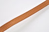 Authentic Louis Vuitton Leather Shoulder Strap Beige 46.9" LV 5500I