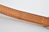 Authentic Louis Vuitton Leather Shoulder Strap Beige 46.9" LV 5500I