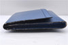 Auth LOUIS VUITTON Epi Pochette Enveloppe Document Case Blue M52585 LV 5501C