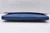 Auth LOUIS VUITTON Epi Pochette Enveloppe Document Case Blue M52585 LV 5501C