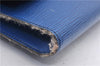 Auth LOUIS VUITTON Epi Pochette Enveloppe Document Case Blue M52585 LV 5501C