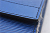 Auth LOUIS VUITTON Epi Pochette Enveloppe Document Case Blue M52585 LV 5501C
