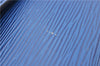 Auth LOUIS VUITTON Epi Pochette Enveloppe Document Case Blue M52585 LV 5501C
