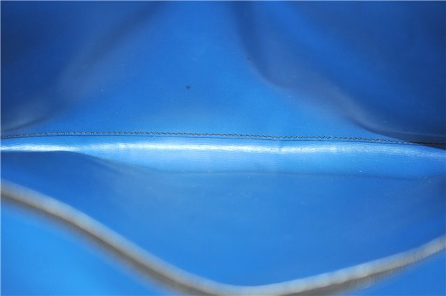 Auth LOUIS VUITTON Epi Pochette Enveloppe Document Case Blue M52585 LV 5501C