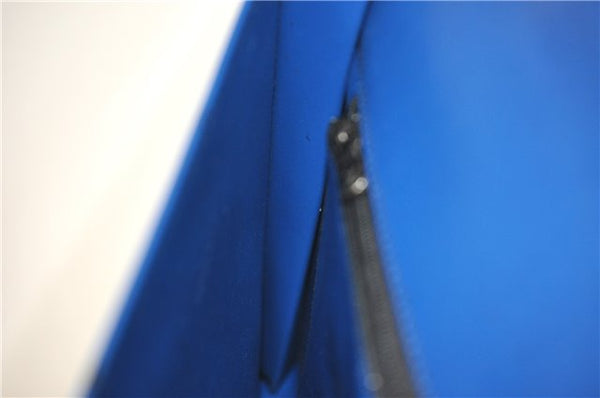 Auth LOUIS VUITTON Epi Pochette Enveloppe Document Case Blue M52585 LV 5501C