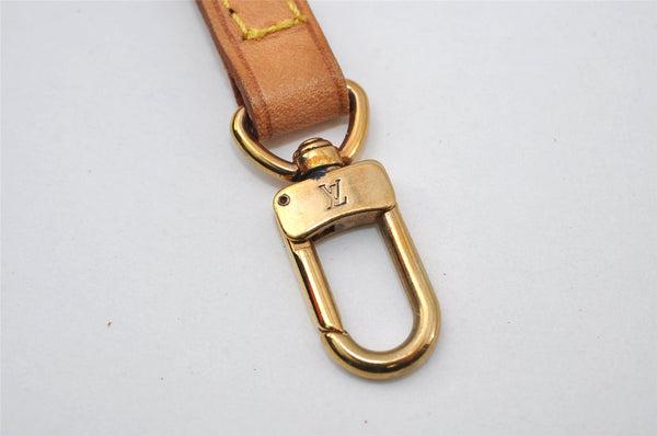 Authentic Louis Vuitton Leather Shoulder Strap Beige 46.9" LV 5501I