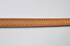 Authentic Louis Vuitton Leather Shoulder Strap Beige 46.9" LV 5501I