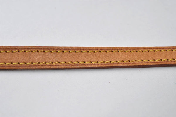 Authentic Louis Vuitton Leather Shoulder Strap Beige 46.9" LV 5501I