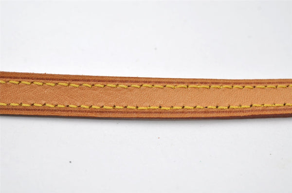 Authentic Louis Vuitton Leather Shoulder Strap Beige 46.9" LV 5501I