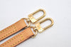 Authentic Louis Vuitton Leather Shoulder Strap Beige 46.9" LV 5502I