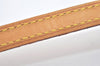 Authentic Louis Vuitton Leather Shoulder Strap Beige 46.9" LV 5502I