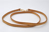 Authentic Louis Vuitton Leather Shoulder Strap Beige 48.4" LV 5503I