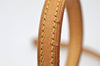 Authentic Louis Vuitton Leather Shoulder Strap Beige 48.4" LV 5503I